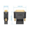 HDMI Female to DVI-D (24+1) Male Adapter (Black)