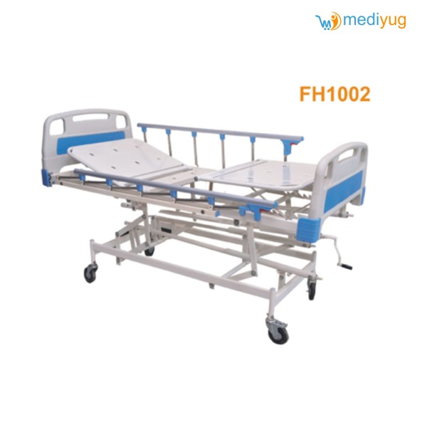 ICU Bed With Collapsible Railing