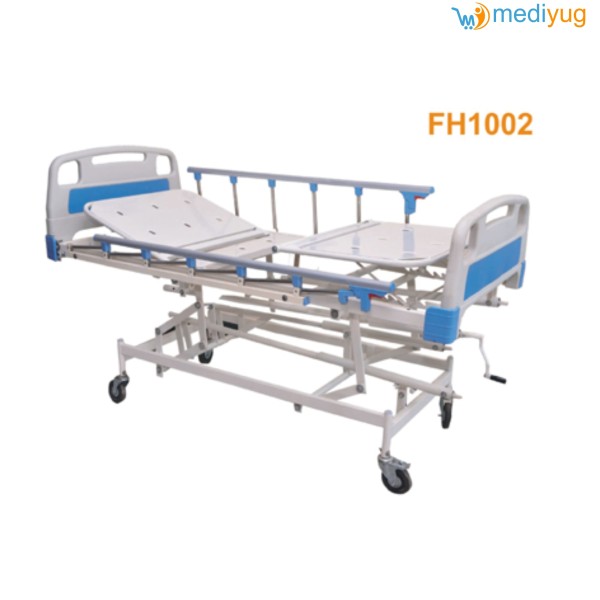 ICU Bed With Collapsible Railing