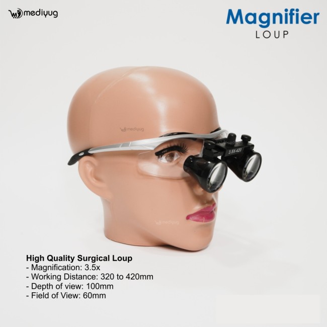 Mediyug High Quality Surgical Loupe- 3.5x Mediyug High Quality Surgical Loupe- 3.5x