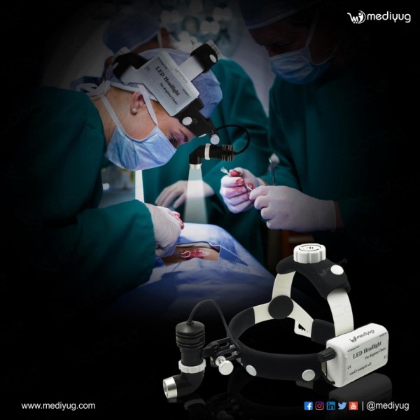 Mediyug Surgical LED Headlight (10W) – High Illumination (Fix Spot)