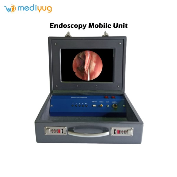 VIOLK Endoscopy Mobile Unit- HD IPS Display (Dark Gray) 