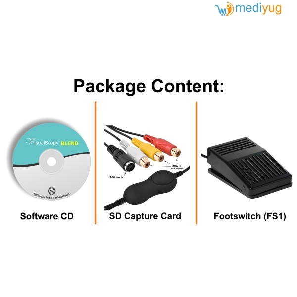 VisualScopy Blend- Endoscopy Software With Footswitch & SD Capture Card