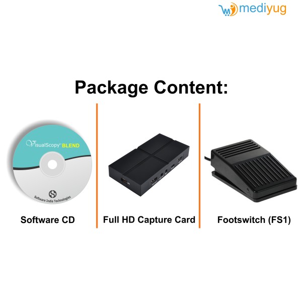 VisualScopy Blend- Endoscopy Software With HD capture Card and Footswitch